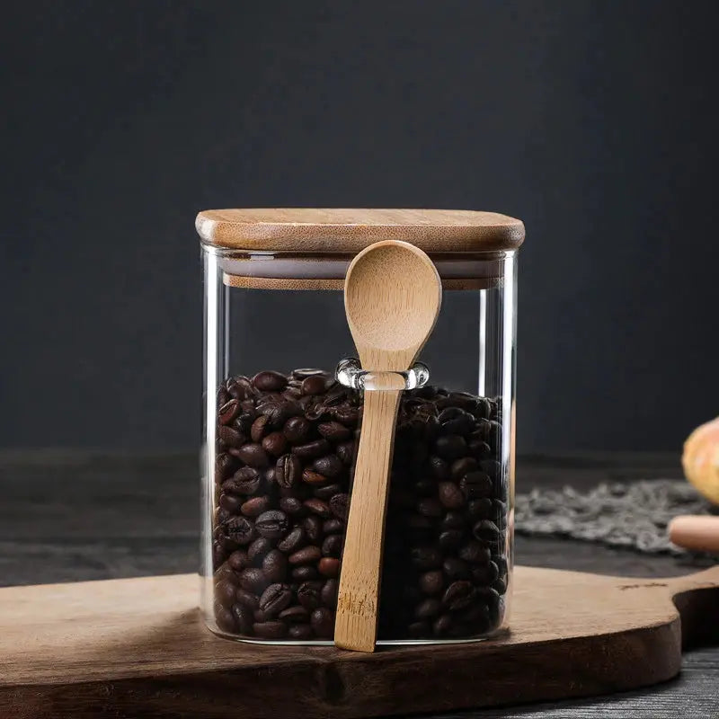 Boite de conservation en verre avec couvercle - bocal