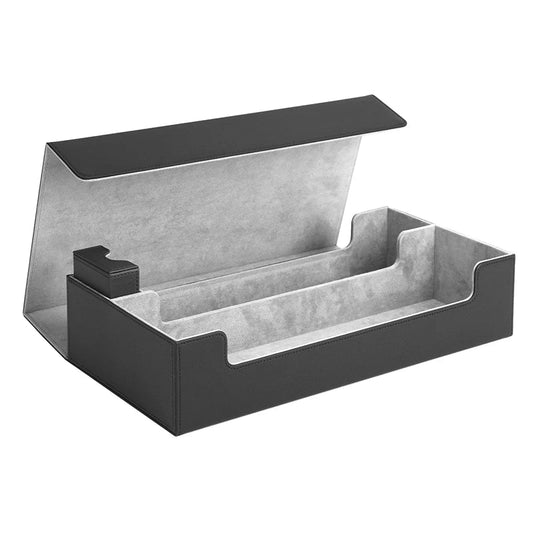 Boite rangement carte collection - Noir fond gris - boite