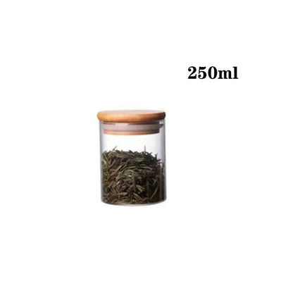 Boite en verre cylindrique - 250ml 6.5x8cm - bocaux