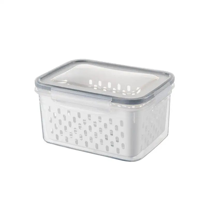 boite de rangement pour frigo - Grise