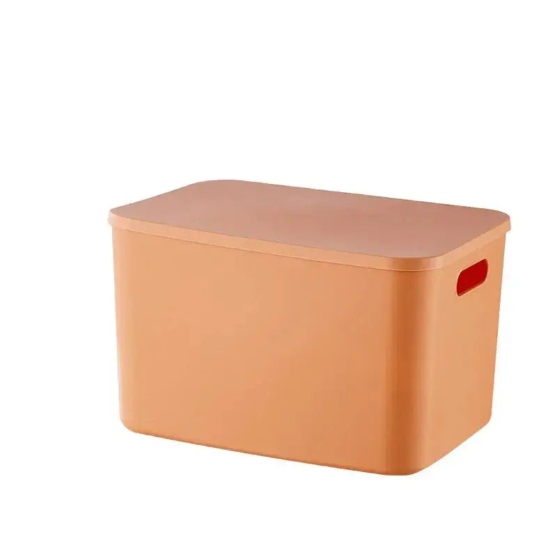 Boite de rangement plastique - Haute extra grande orange