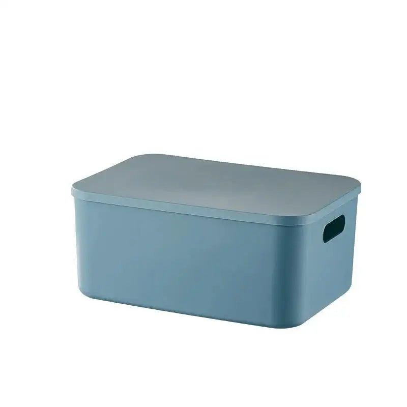 Boite de rangement plastique - Haute grande bleu - boite