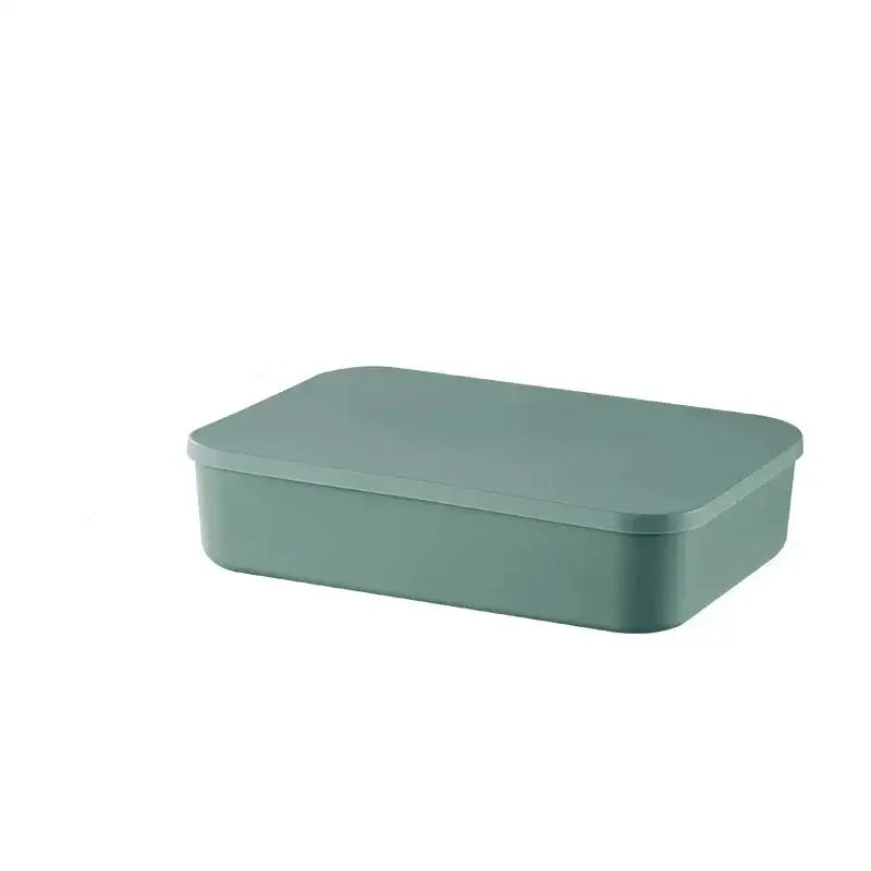 Boite de rangement plastique - Plat grande vert - boite