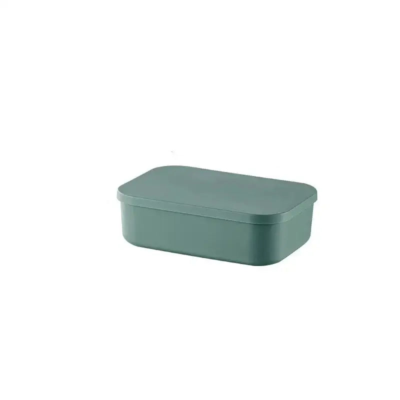 Boite de rangement plastique - Plat moyenne vert - boite