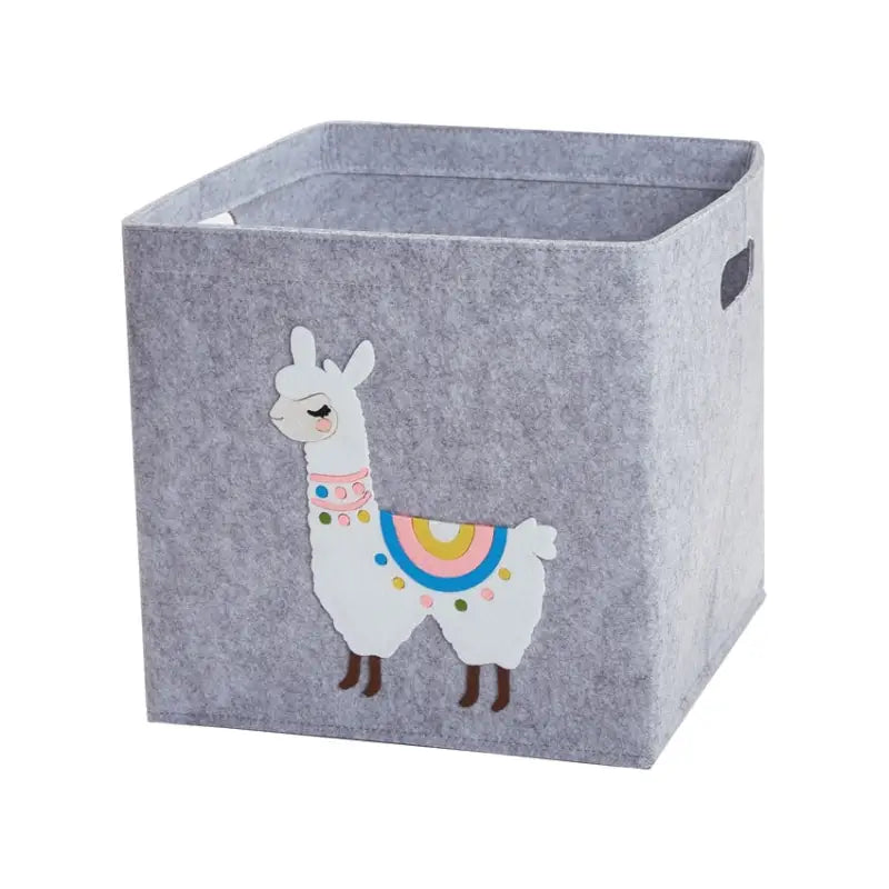 Boite de rangement tissu enfant - Lama - boite