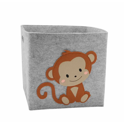 Boite de rangement tissu enfant - Singe - boite