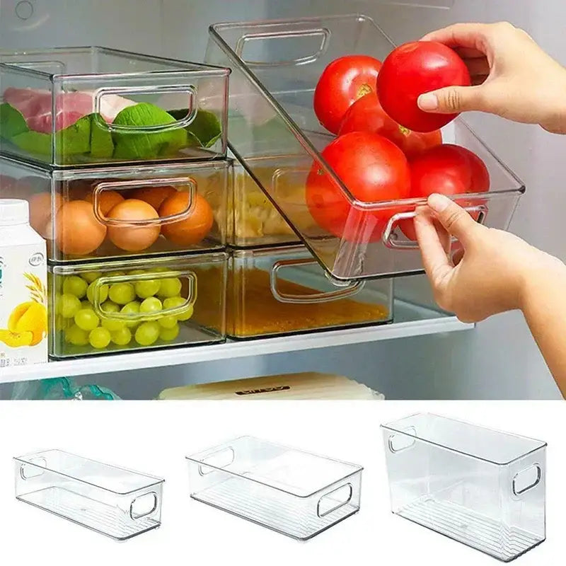 Boite de rangement transparente pour frigo - boite