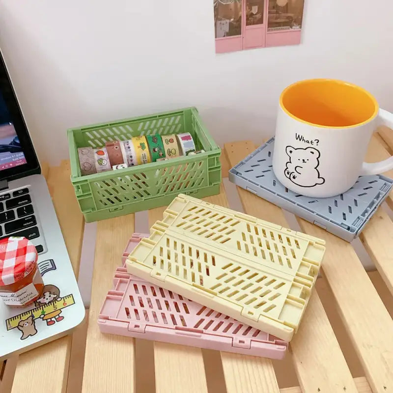 Cagette en plastique pliable - panier