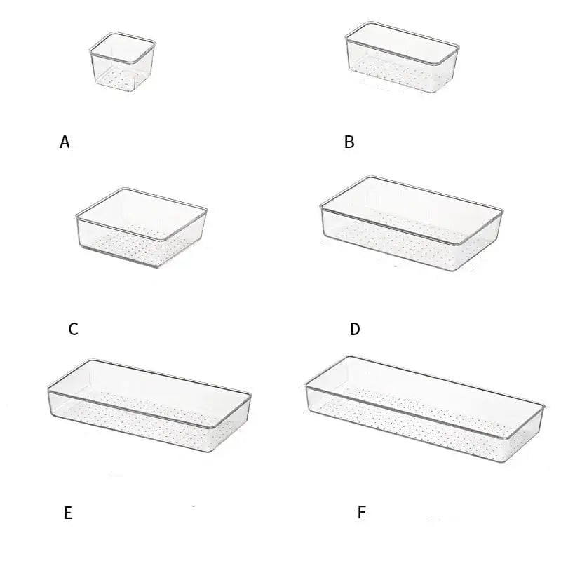Lot de boite de rangement de tiroir