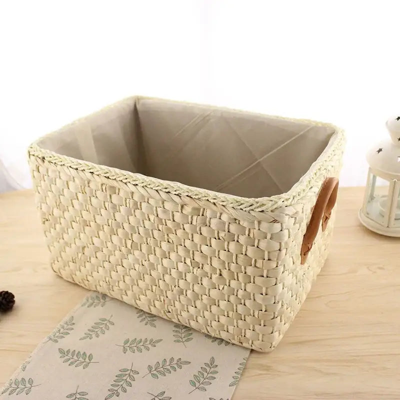 Panier de rangement salle de bain - Blanc - panier